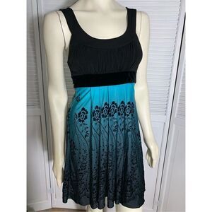 Vintage Trixxi Gradient Color Mini Dress Size Small‎